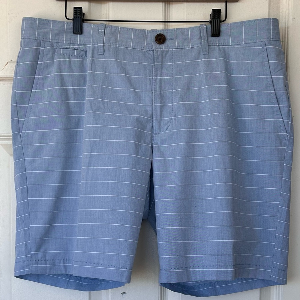 Original Penguin‎ Brand Men’s 9” Shorts Flat Front Light Blue Size 38
